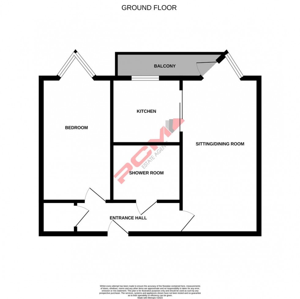Floorplan for Verulam Place, St. Leonards-On-Sea
