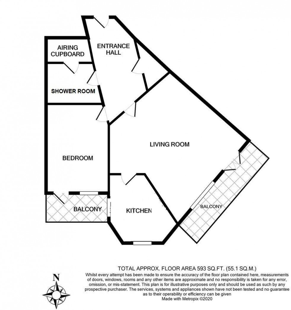 Floorplan for Upper Maze Hill, St. Leonards-On-Sea