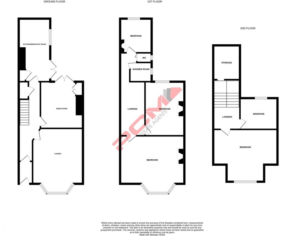 Floorplan for Silverlands Road, St. Leonards-On-Sea