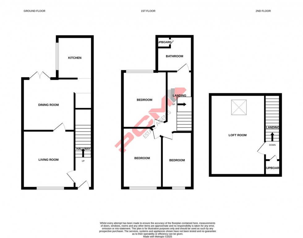 Floorplan for St. Georges Road, Hastings