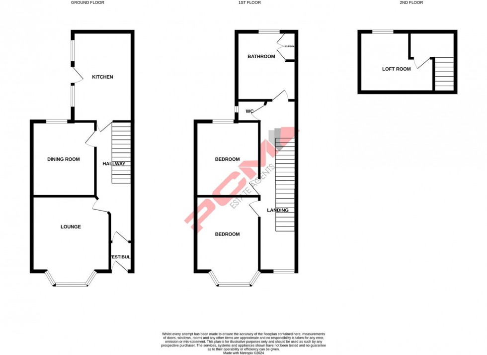 Floorplan for Beaconsfield Road, Hastings