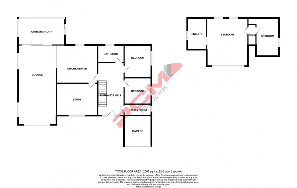 Floorplan for St. Helens Park Road, Hastings