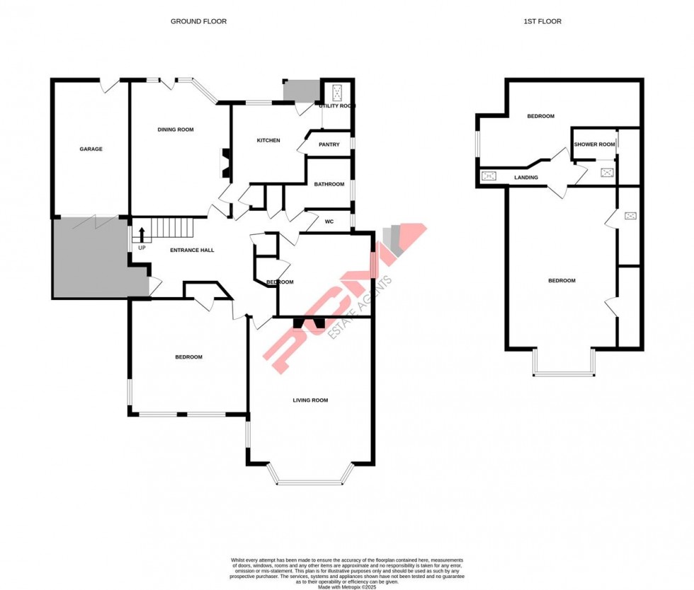 Floorplan for Priory Avenue, Hastings