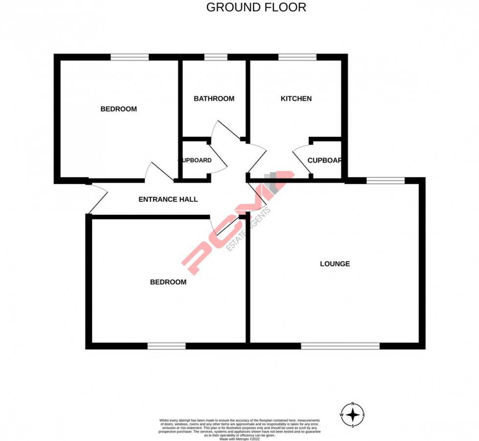 Floorplan for West Hill Road, St. Leonards-On-Sea