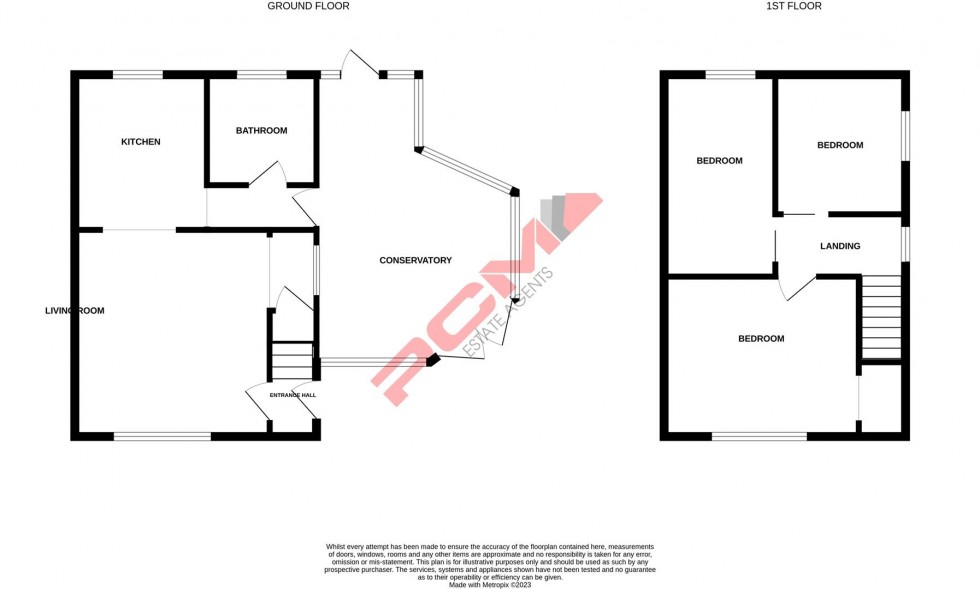Floorplan for Beauchamp Road, St. Leonards-On-Sea