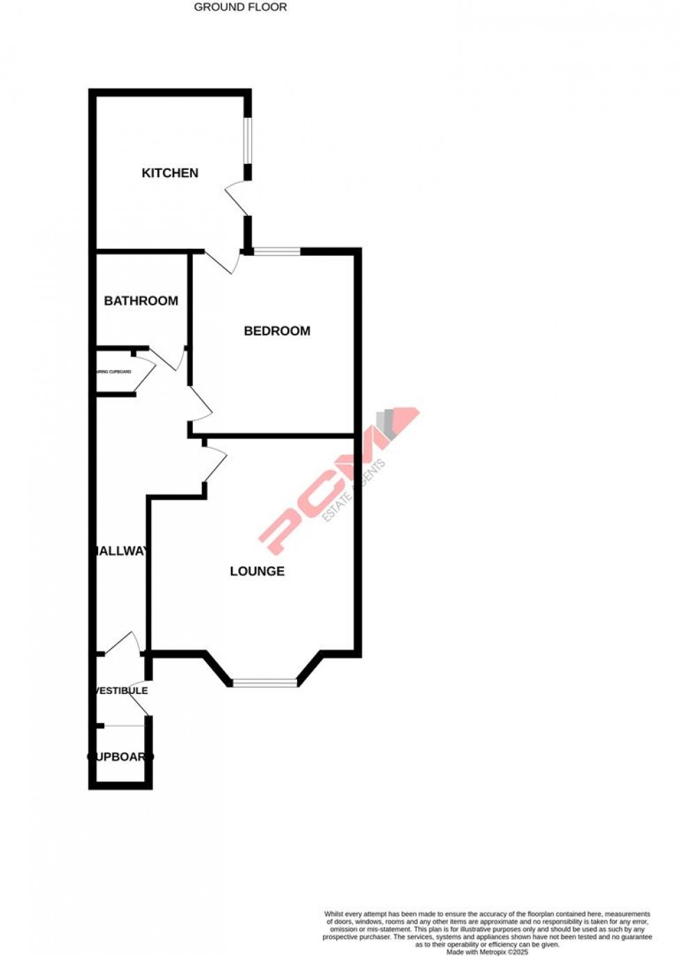 Floorplan for Carisbrooke Road, St. Leonards-On-Sea