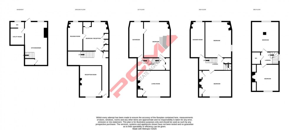 Floorplan for Hill Street, Hastings