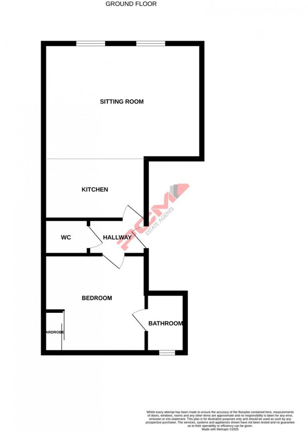 Floorplan for Wellington Square, Hastings