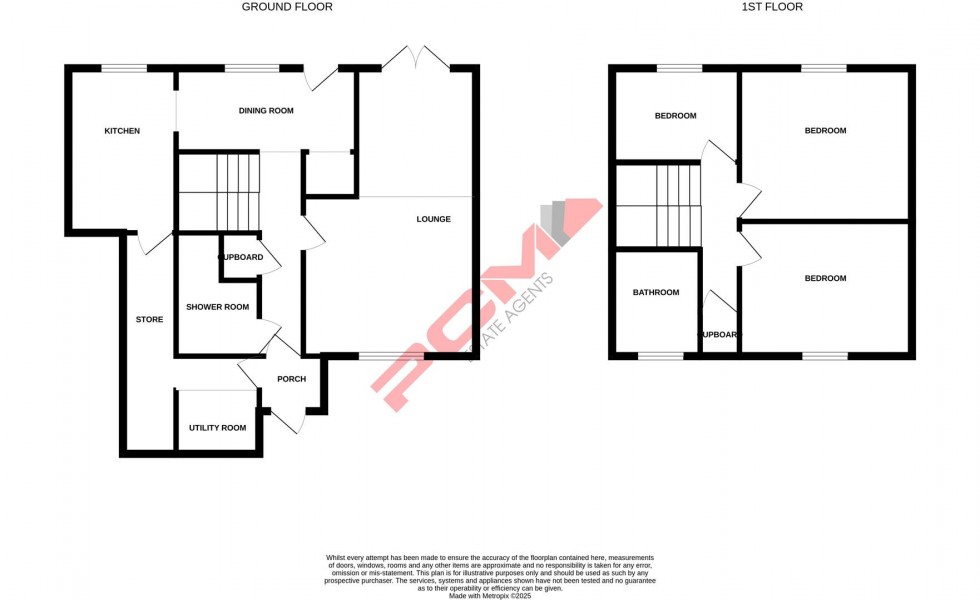 Floorplan for Oxford Road, St. Leonards-On-Sea