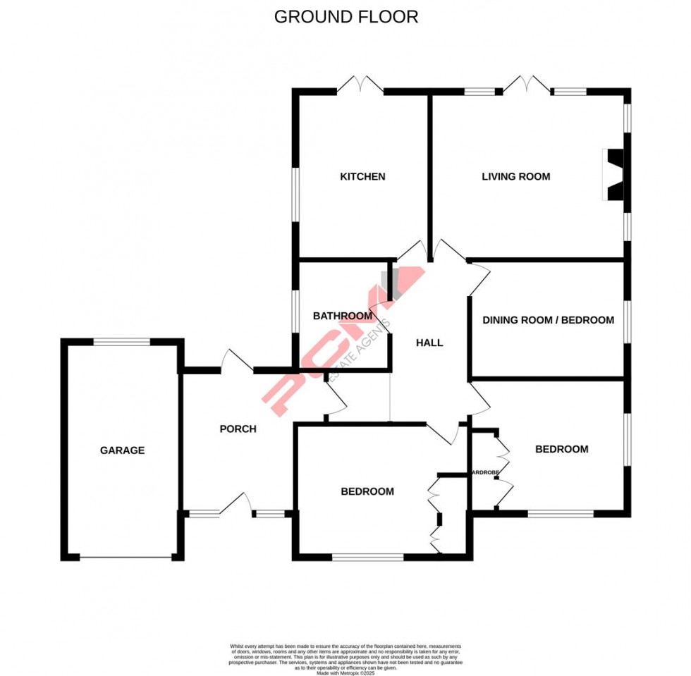 Floorplan for Grange Road, Hastings