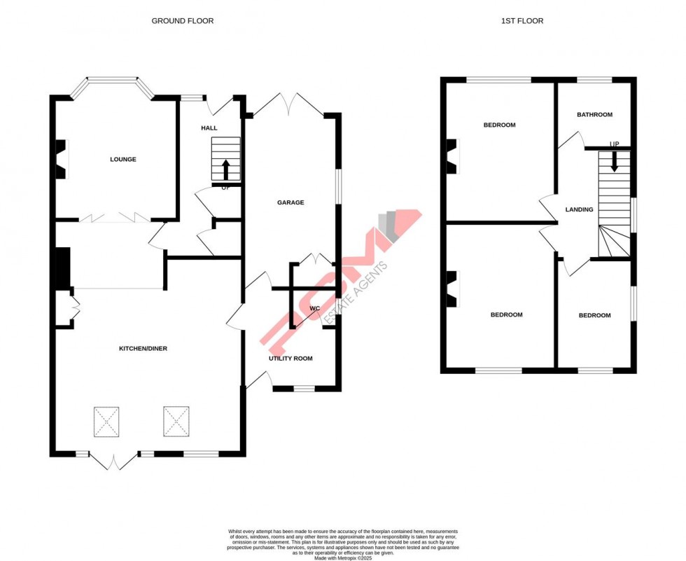 Floorplan for Hoads Wood Road, Hastings
