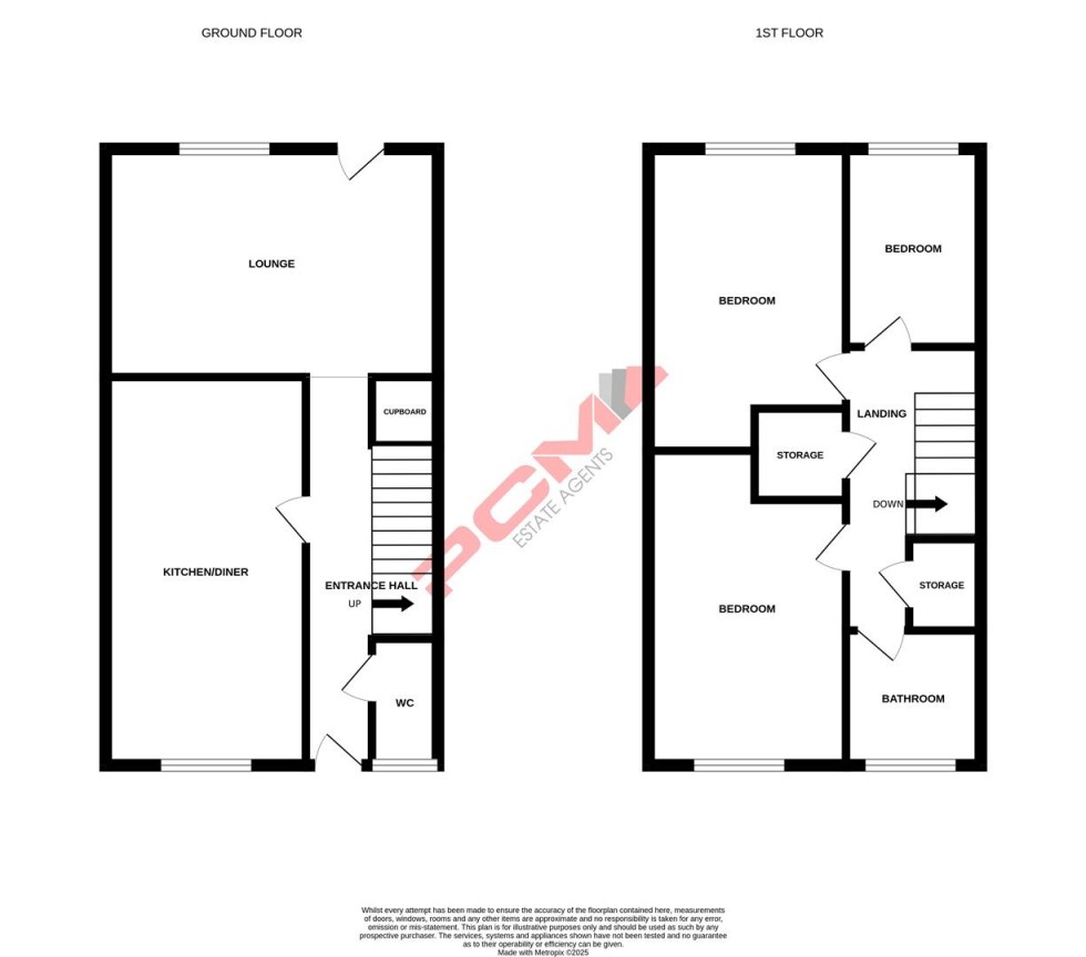 Floorplan for Seven Acre Close, St. Leonards-On-Sea