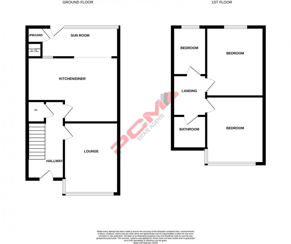 Floorplan for Bexhill Road, St. Leonards-On-Sea