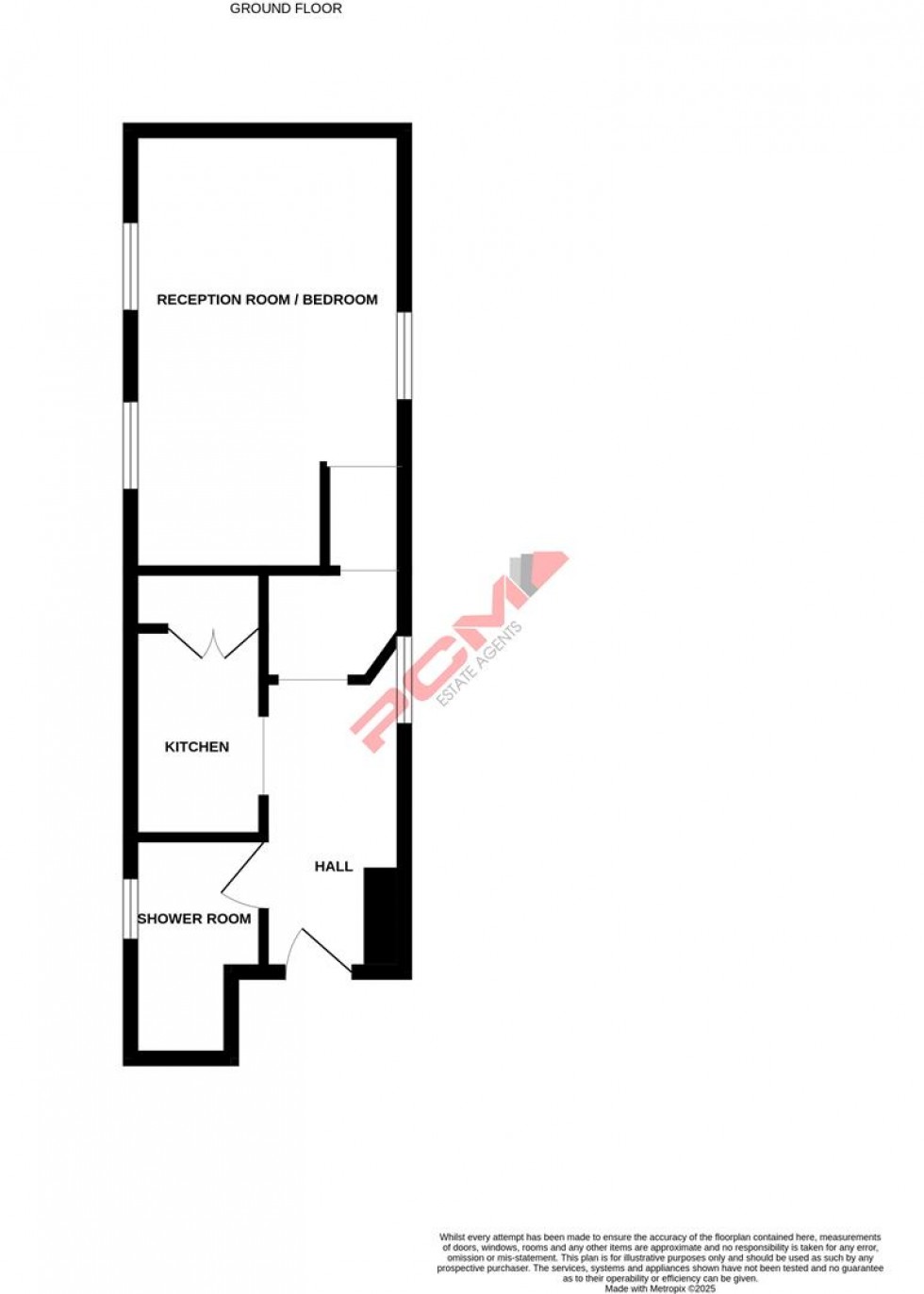 Floorplan for Magdalen Road, St. Leonards-On-Sea