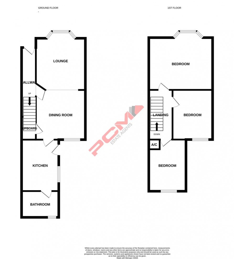 Floorplan for Percy Road, Hastings