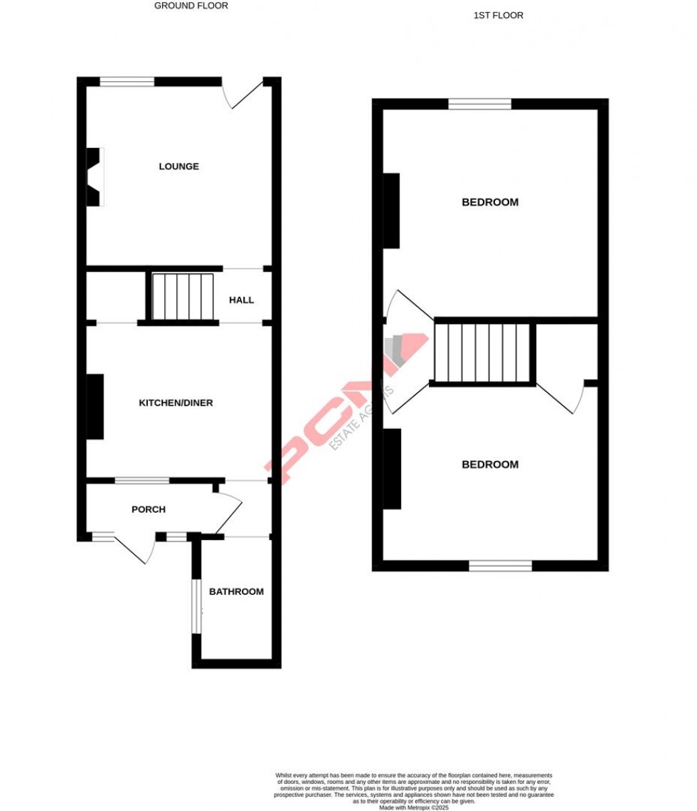 Floorplan for Middle Road, Hastings