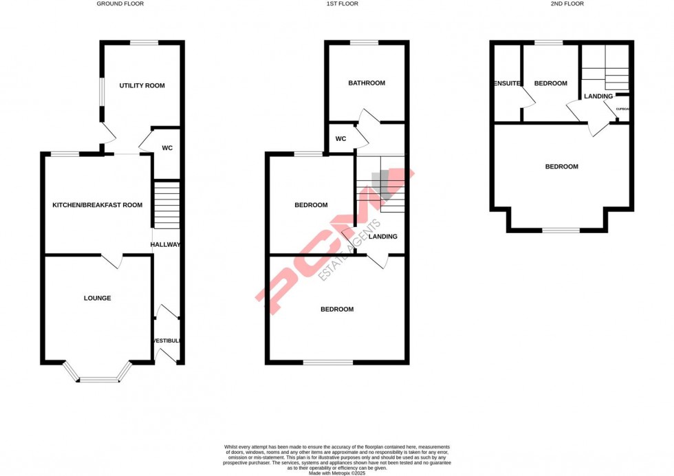 Floorplan for Mount Pleasant Crescent, Hastings