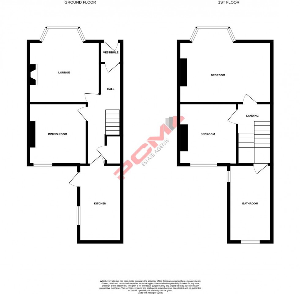 Floorplan for Canute Road, Hastings