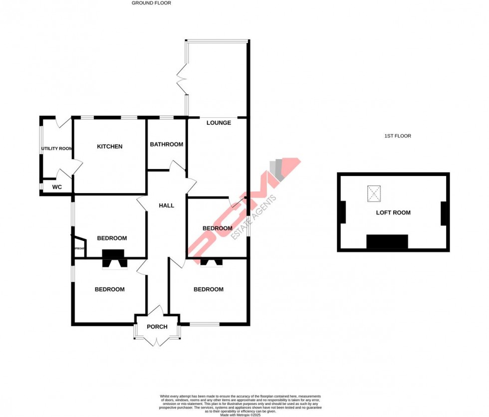Floorplan for Butchers Lane, Three Oaks, Hastings