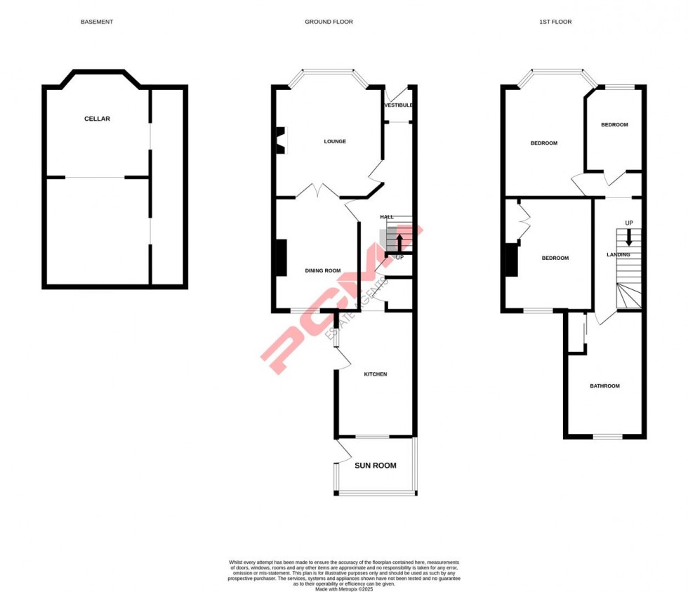 Floorplan for York Road, St. Leonards-On-Sea