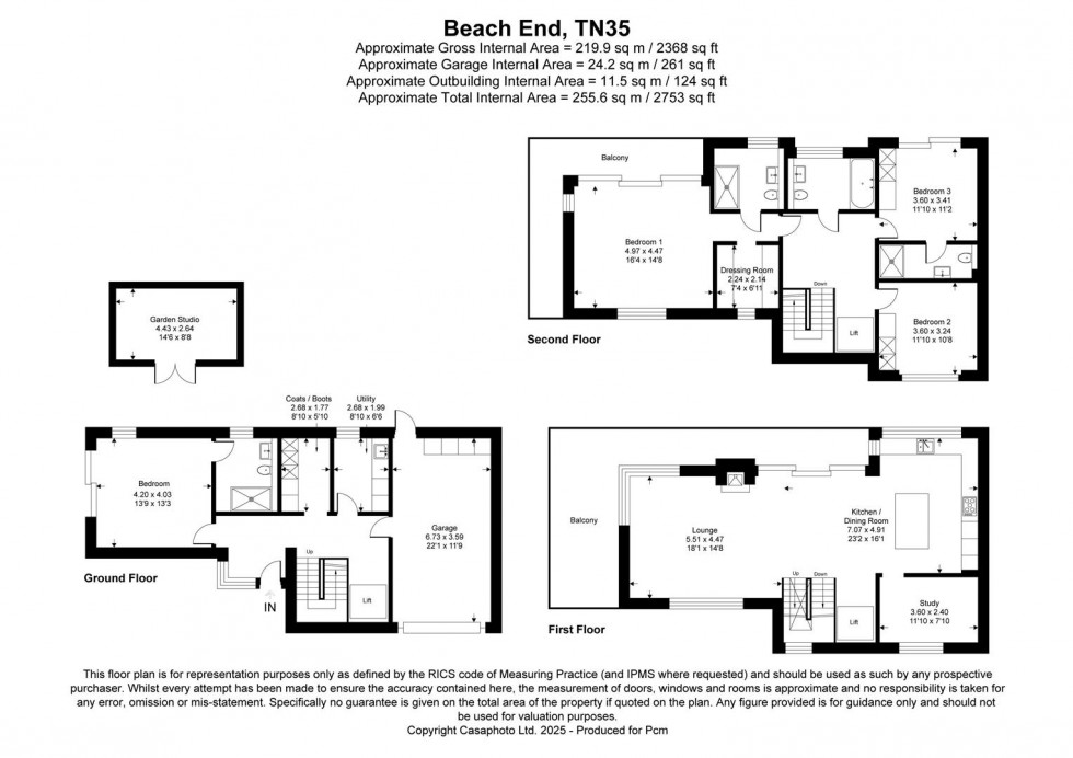 Floorplan for Pett Level Road, Pett Level