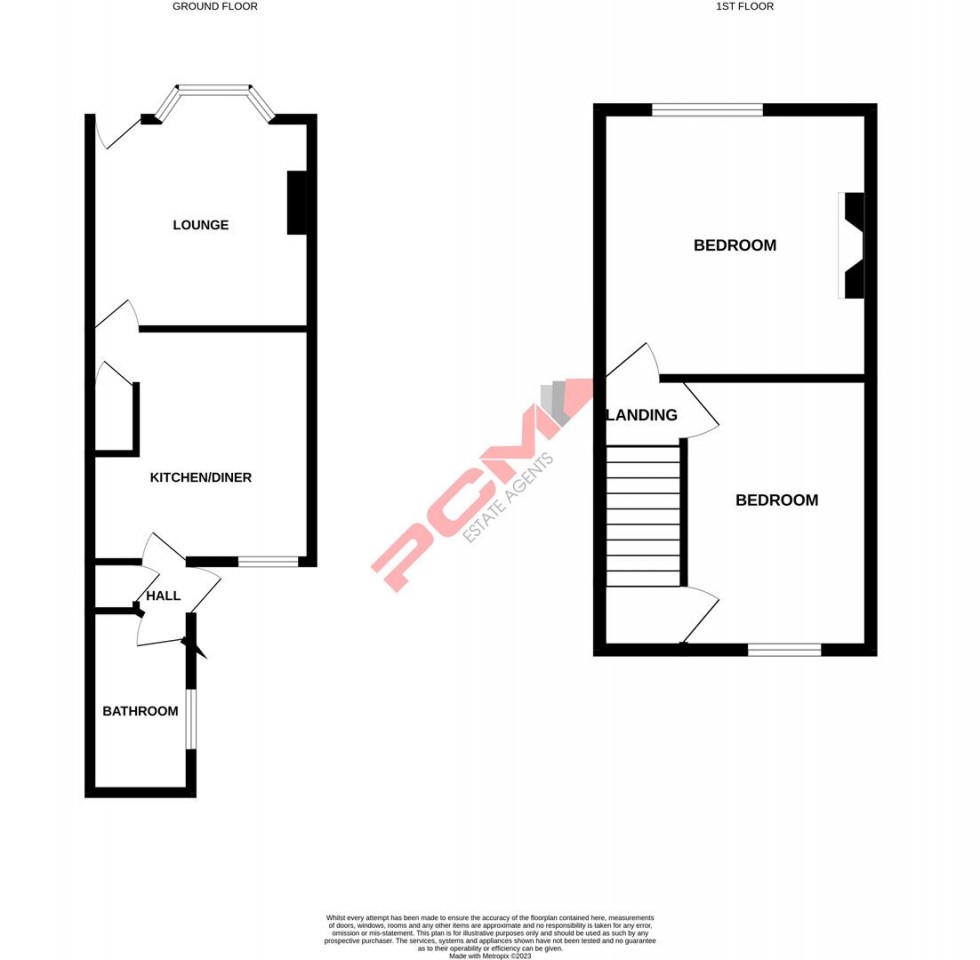 Floorplan for Oakfield Road, Hastings