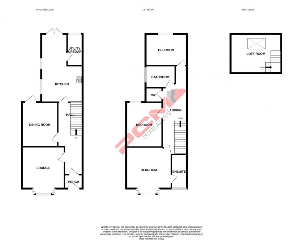 Floorplan for Edmund Road, Hastings