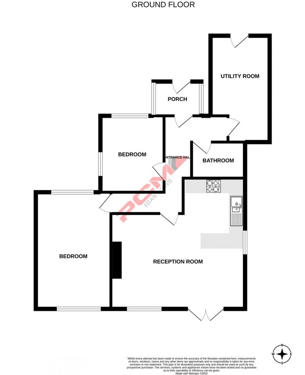 Floorplan for Ironlatch Avenue, St. Leonards-On-Sea