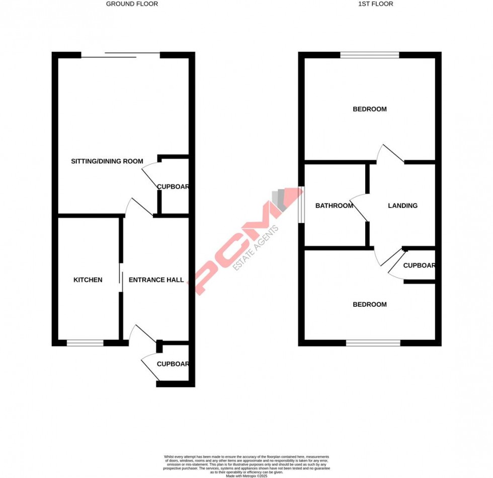 Floorplan for Horseshoe Close, St. Leonards-on-sea