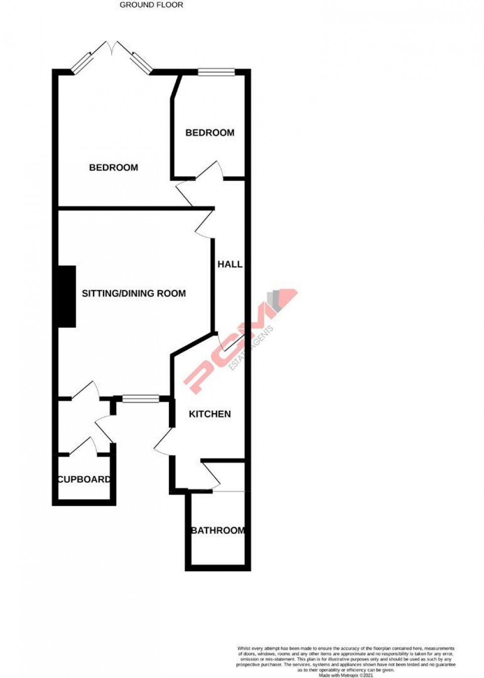 Floorplan for Devonshire Road, Hastings