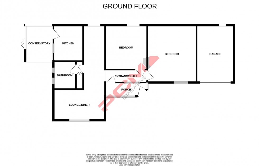 Floorplan for Pilot Road, Hastings