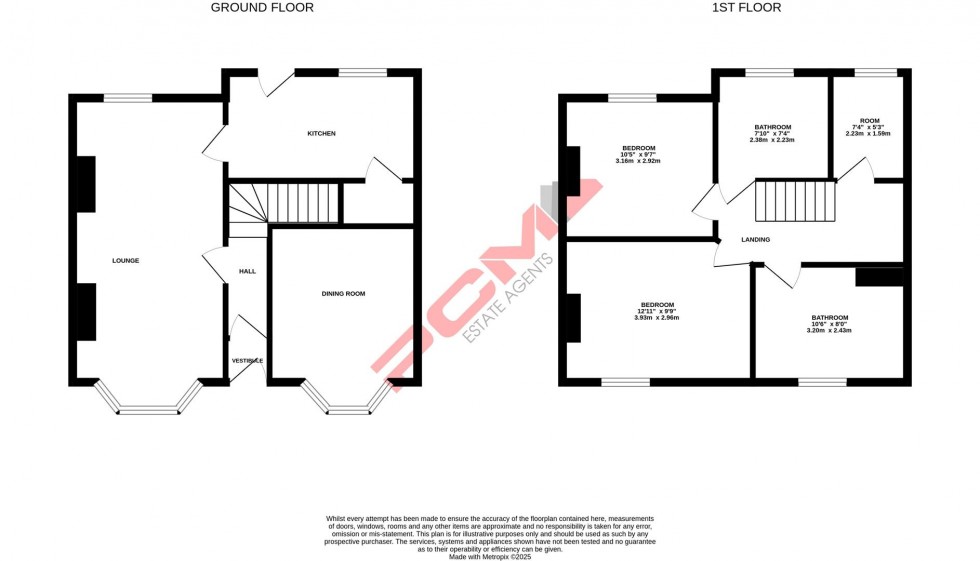 Floorplan for Clifton Road, Hastings