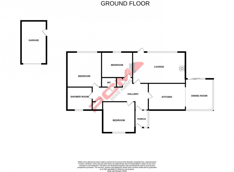 Floorplan for Richborough Close, Hastings
