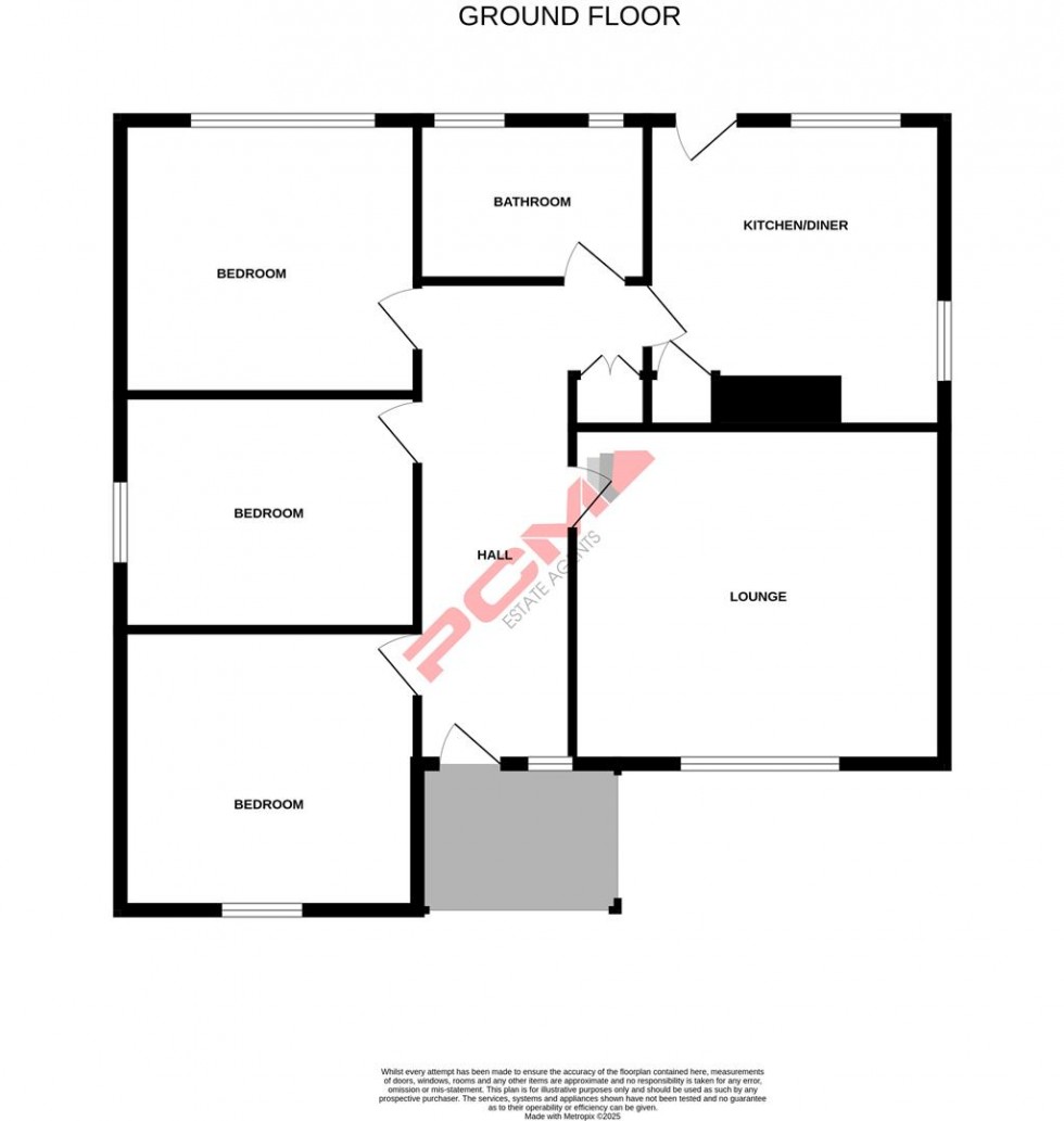 Floorplan for Linley Drive, Hastings
