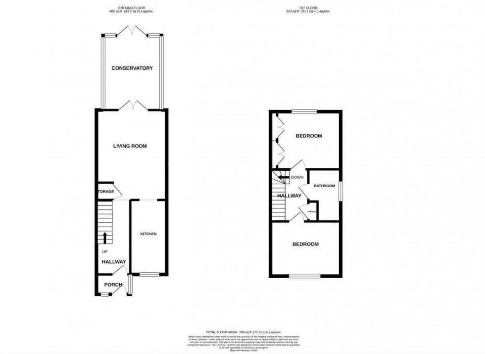 Floorplan for Vantage Walk, St. Leonards-on-sea