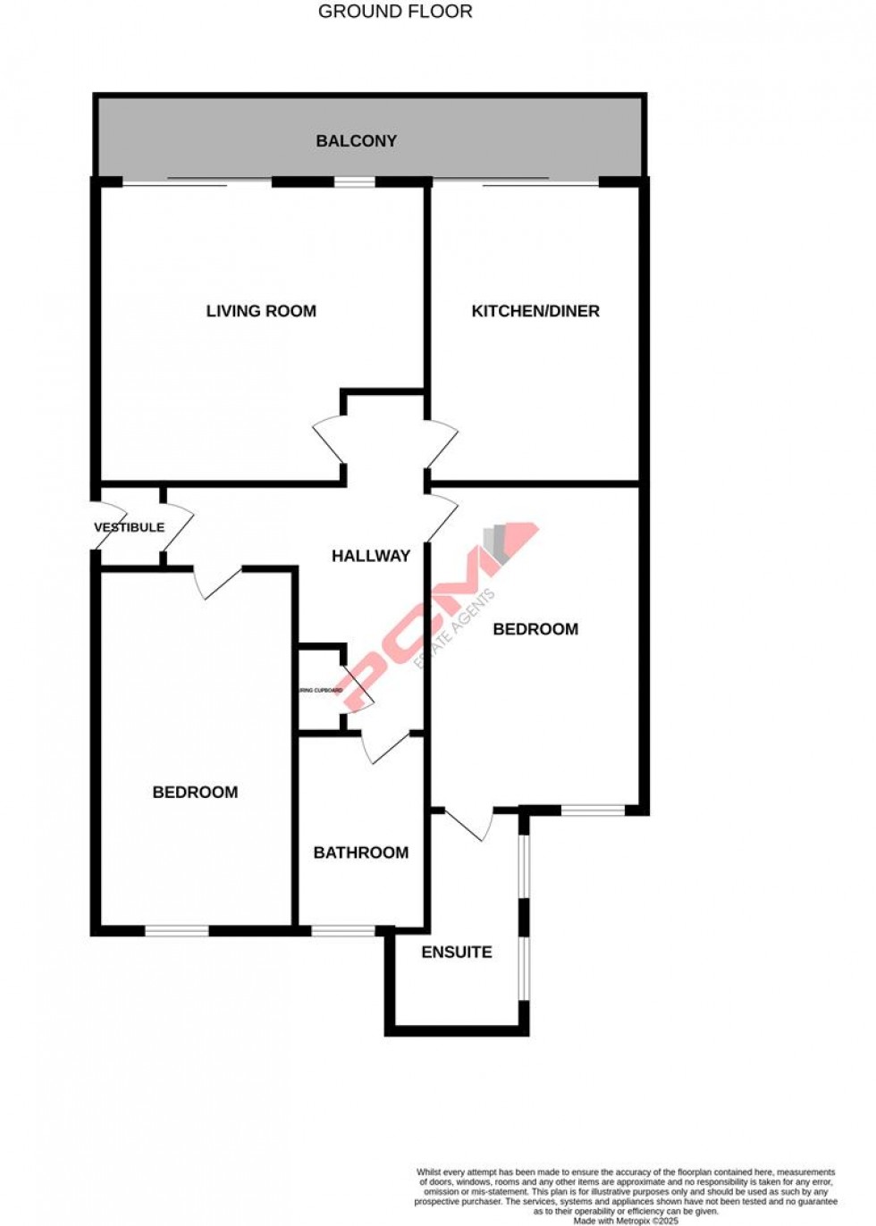 Floorplan for Eversfield Place, St. Leonards-On-Sea
