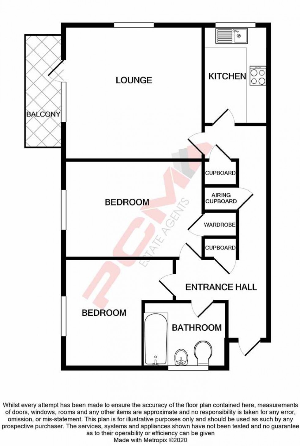 Floorplan for Wellis Gardens, St. Leonards-on-sea