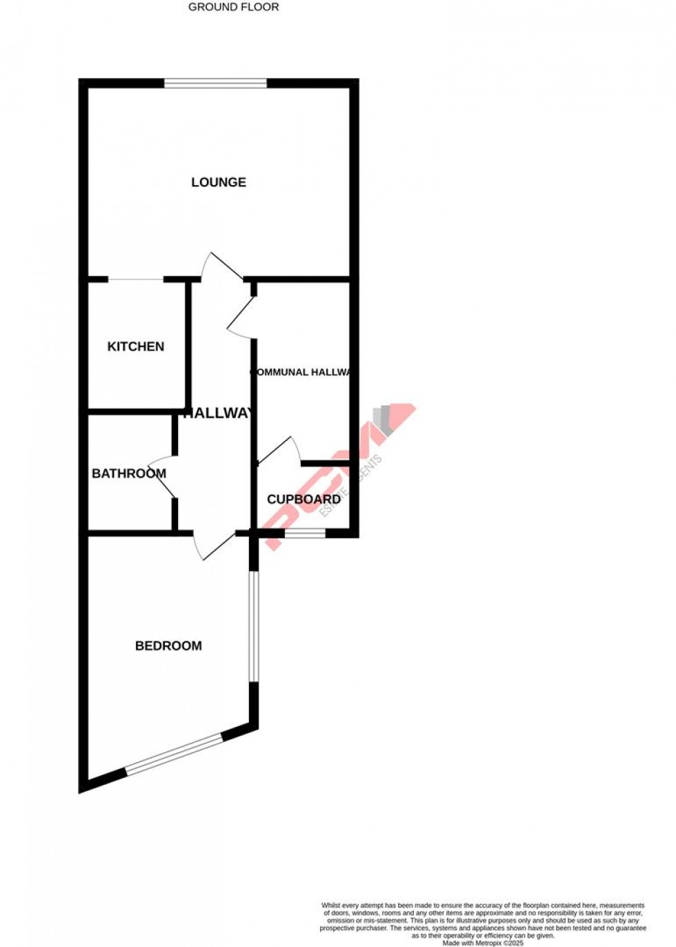 Floorplan for Queens Road, Hastings