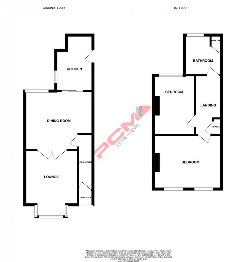 Floorplan for Percy Road, Hastings
