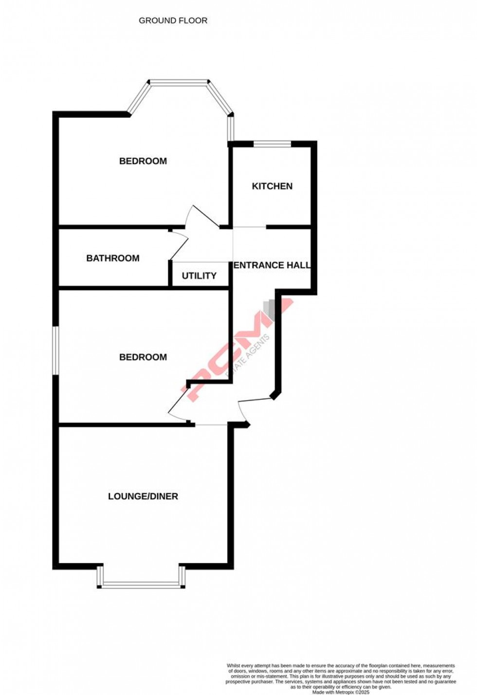 Floorplan for London Road, St. Leonards-On-Sea