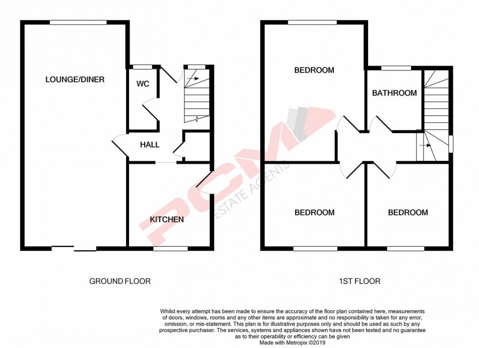 Floorplan for Wadhurst Close, St. Leonards-On-Sea