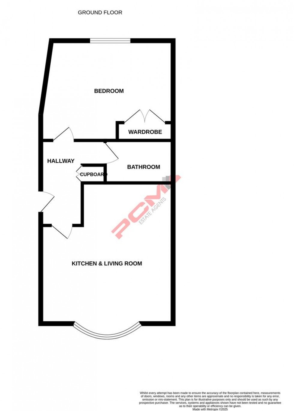 Floorplan for Croft Road, Hastings