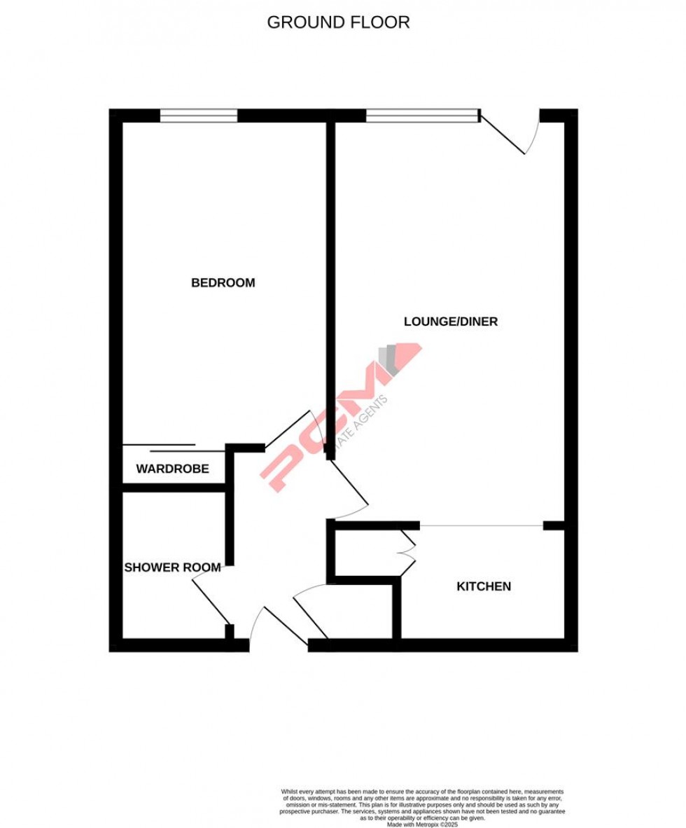 Floorplan for Denmark Place, Hastings