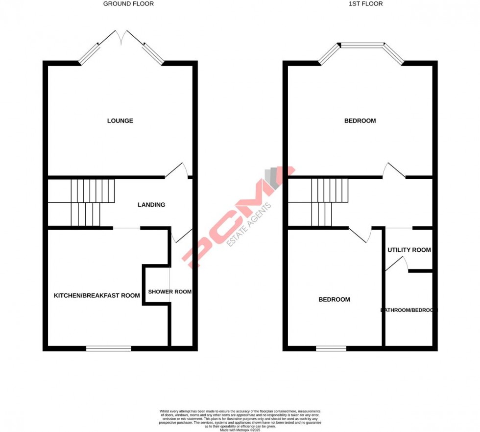 Floorplan for Russell Street, Hastings