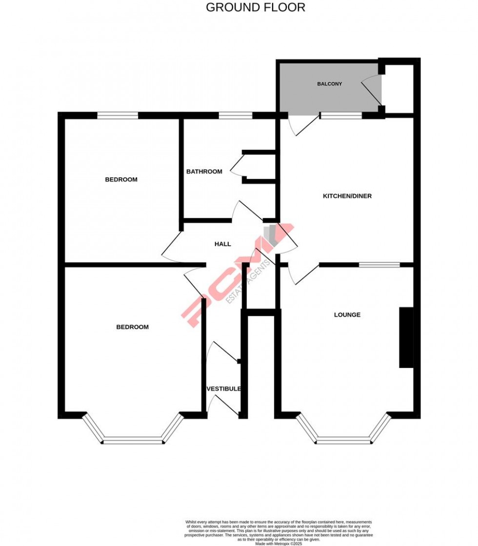 Floorplan for Beaconsfield Road, Hastings
