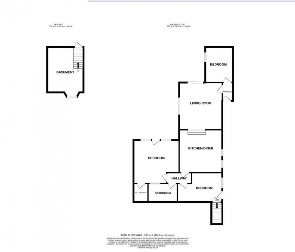 Floorplan for St. Matthews Gardens, St. Leonards-On-Sea
