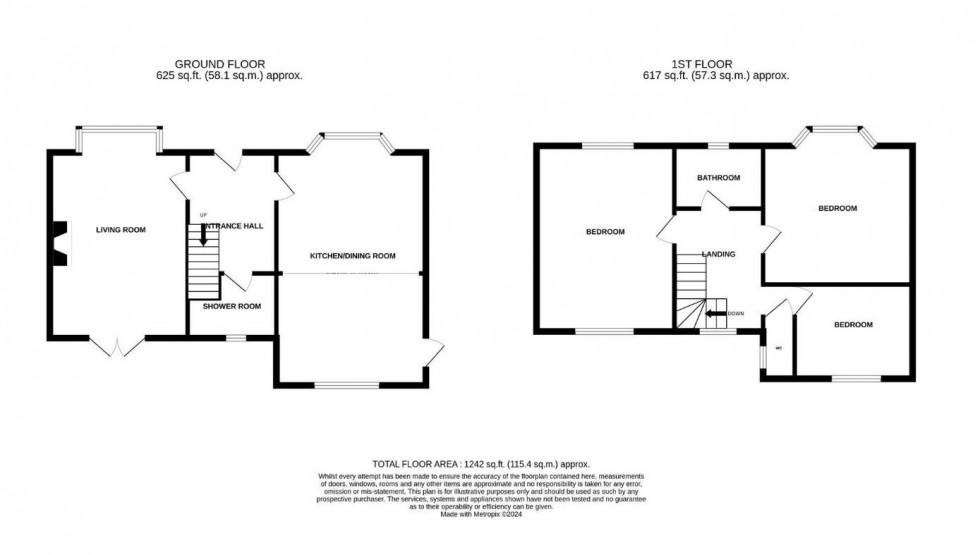 Floorplan for St. Helens Park Road, Hastings