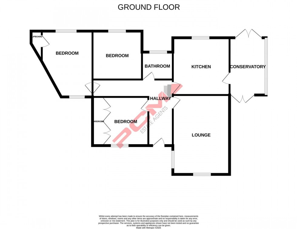 Floorplan for Mayne Way, Hastings