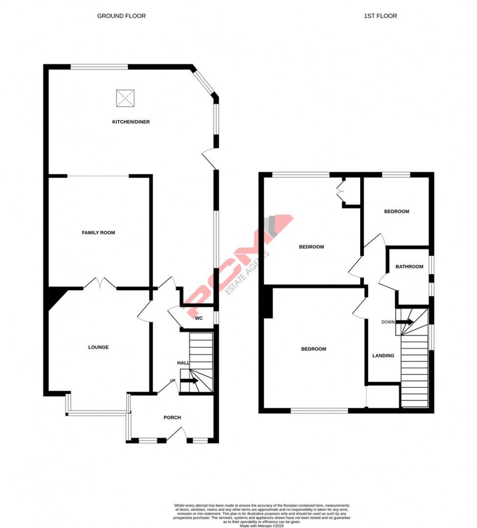 Floorplan for St. Helens Road, Hastings