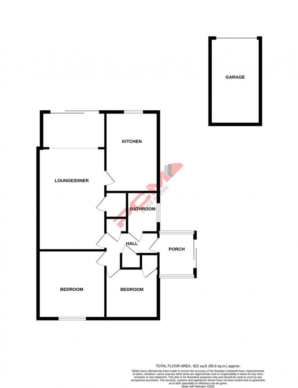 Floorplan for Ashford Road, Hastings